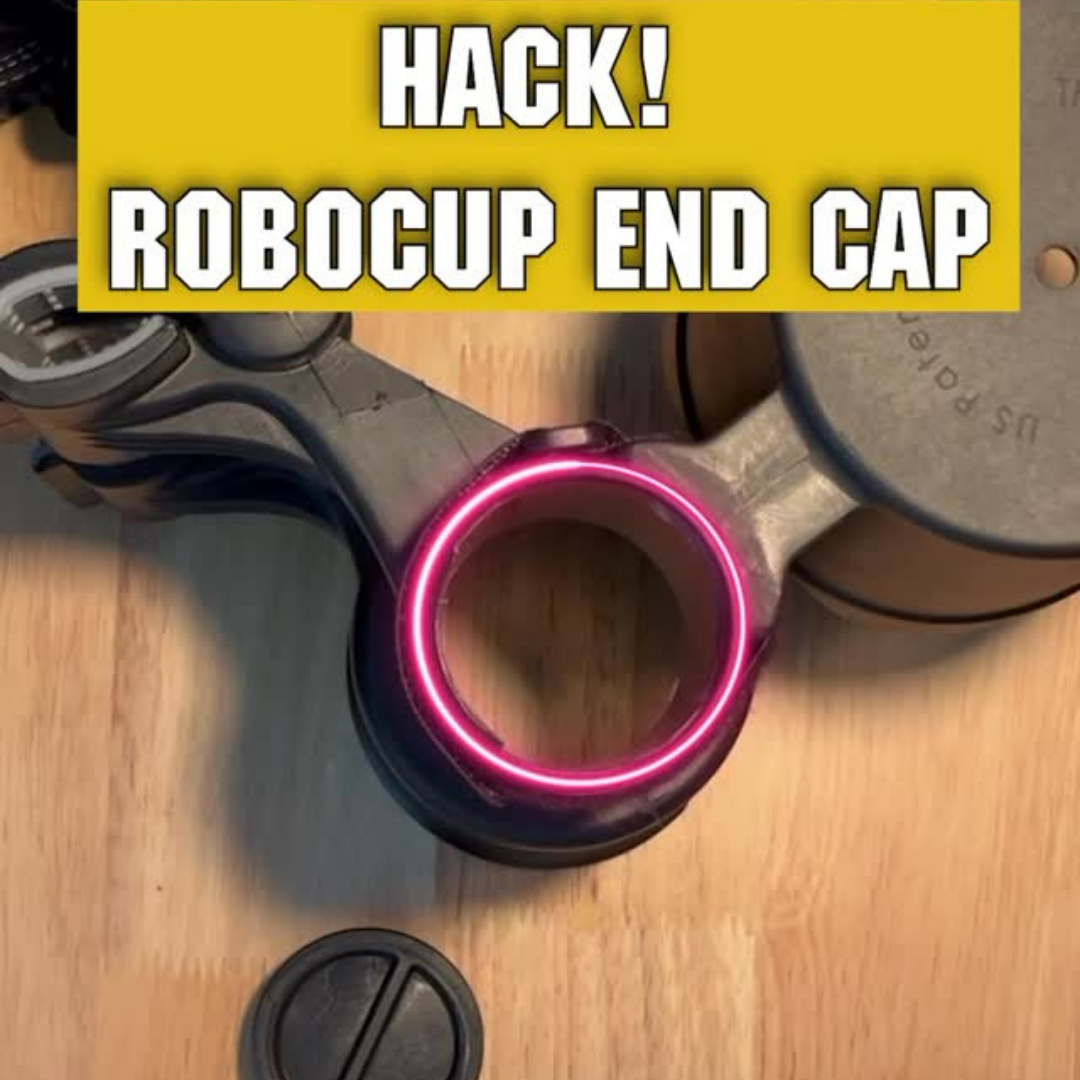 RoboCup Hack: DIY PVC End Cap Replacement & Customization Tip!