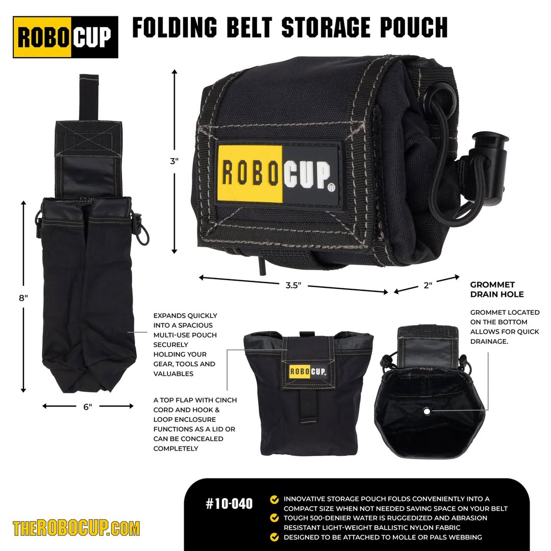RoboCup Folding Belt Storage Pouch