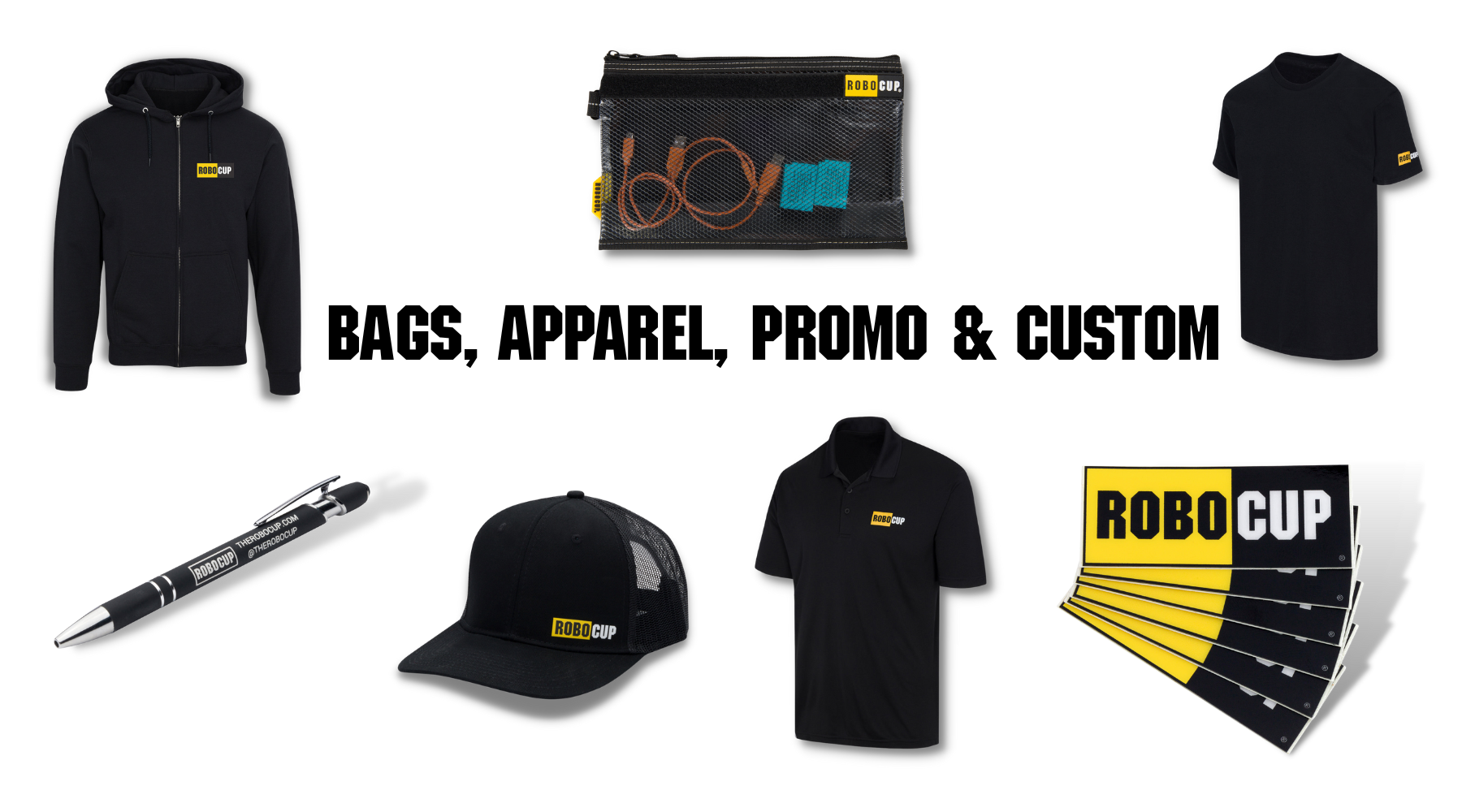 POUCHES, BAGS, PATCHES, APPAREL, PROMO & CUSTOM