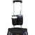 Travel-Friendly Folding Dual Drink Holder with Storage for Cases & Luggage with a Telescopic Handle