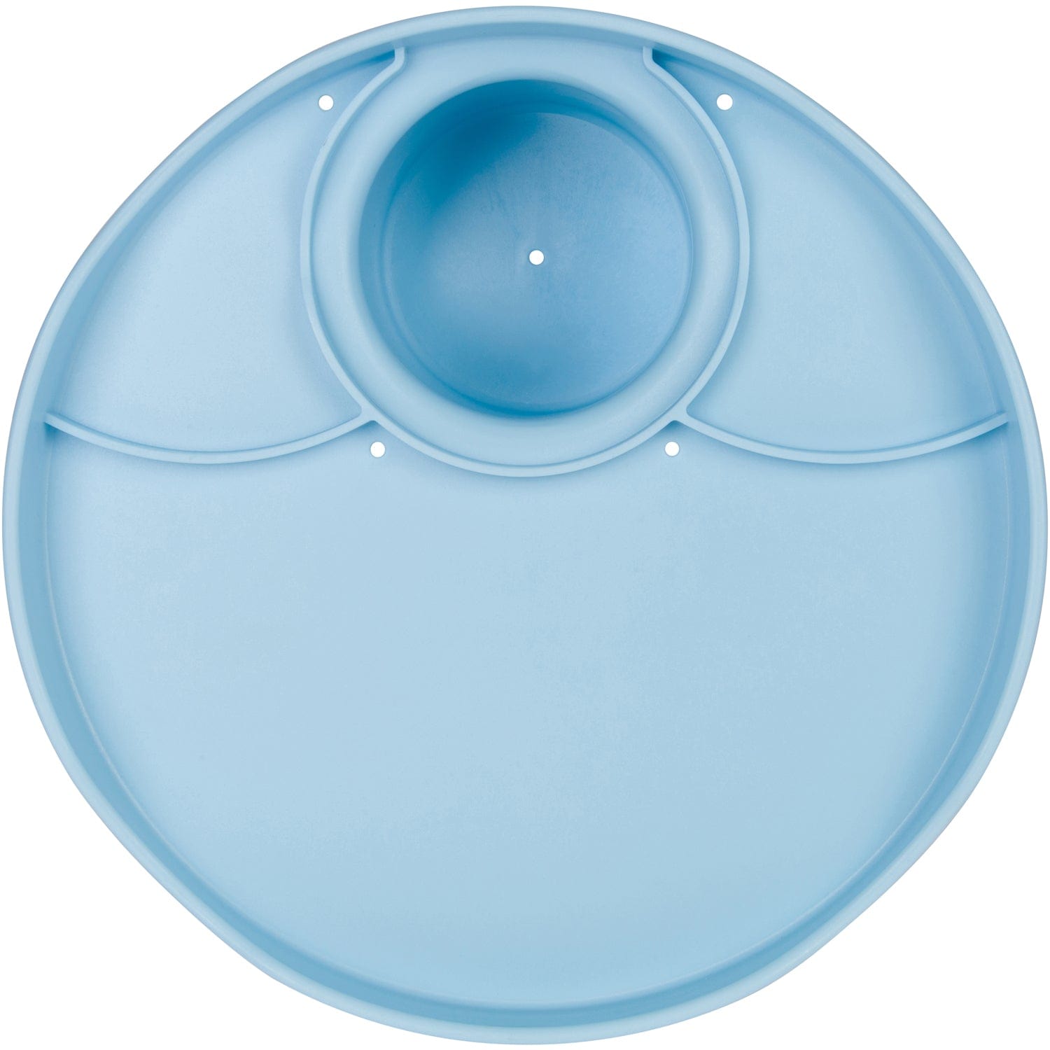 Light Blue RoboCup Plate for small glass bottles