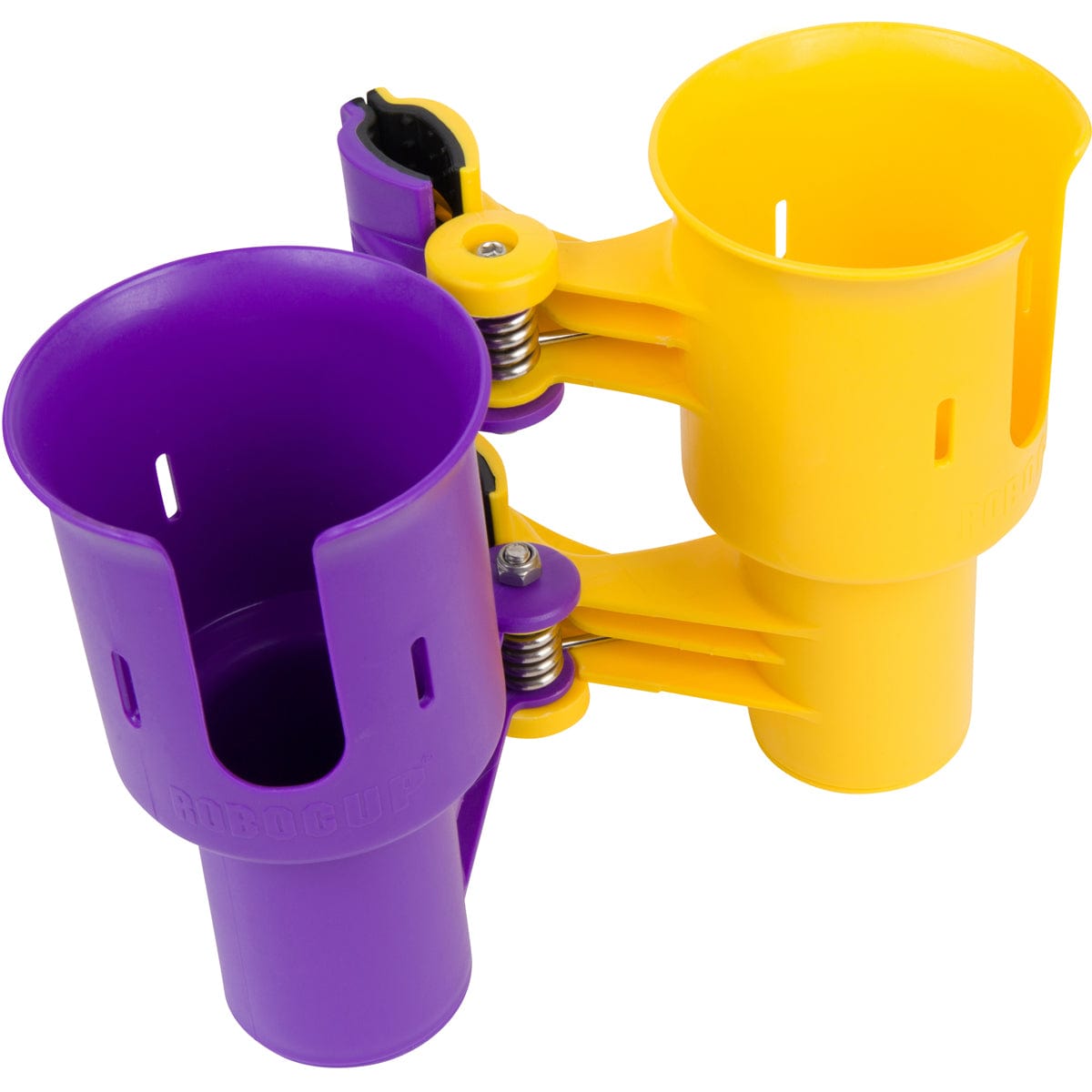 Yellow & Purple boat drink holders
