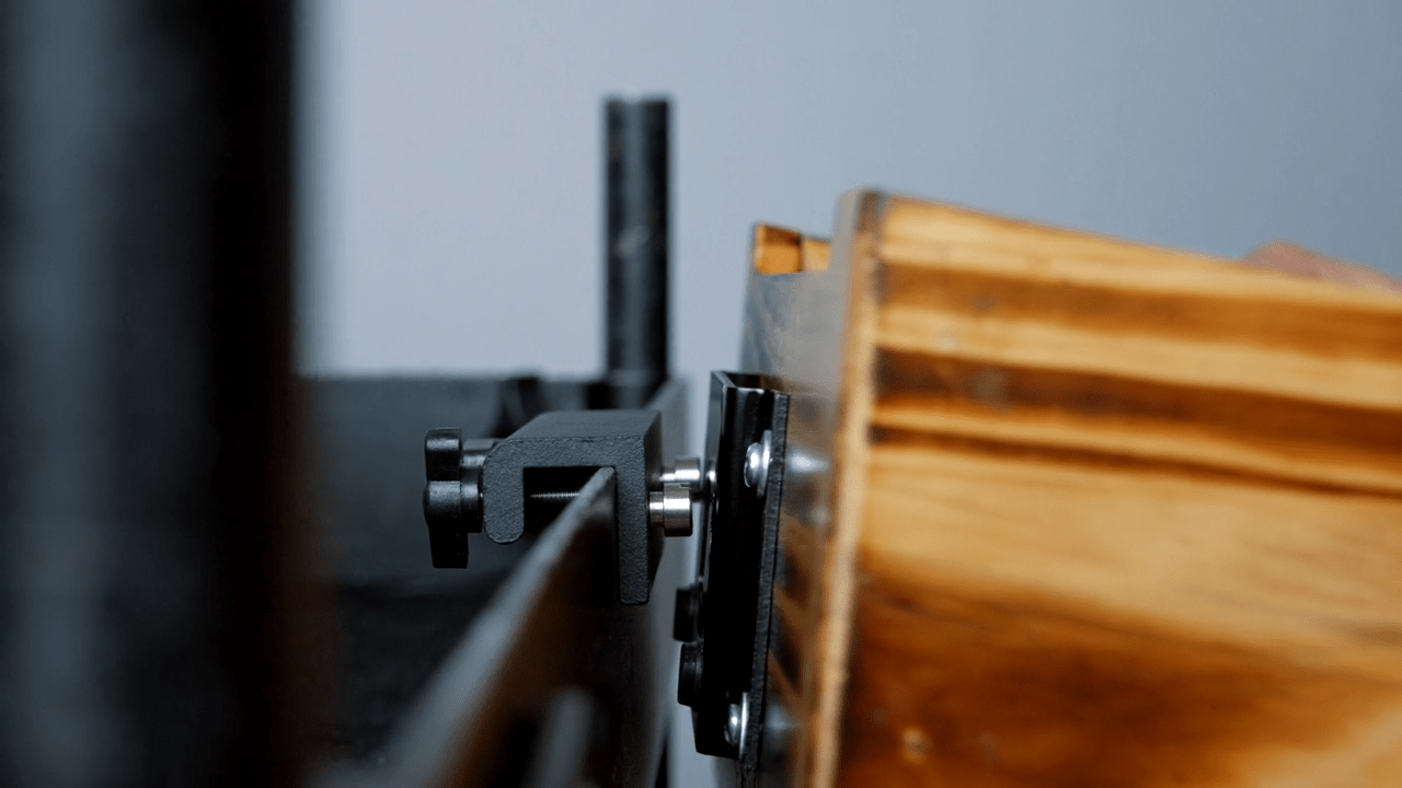 Front Box 4" Adapter Bracket for Shelf: Cast Aluminum