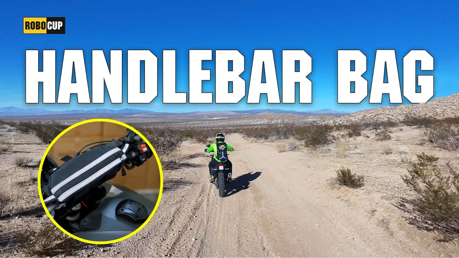 Handlebar Storage Bag for Motorcycles, Bicycles, ATV & UTV