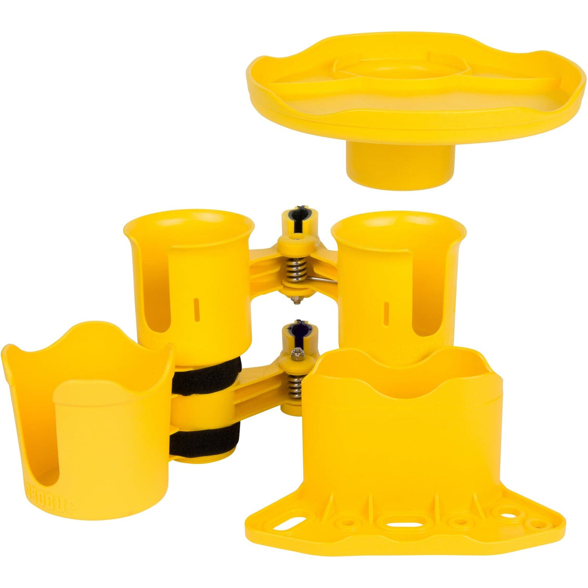 Yellow &amp; Navy robocup holders for boat