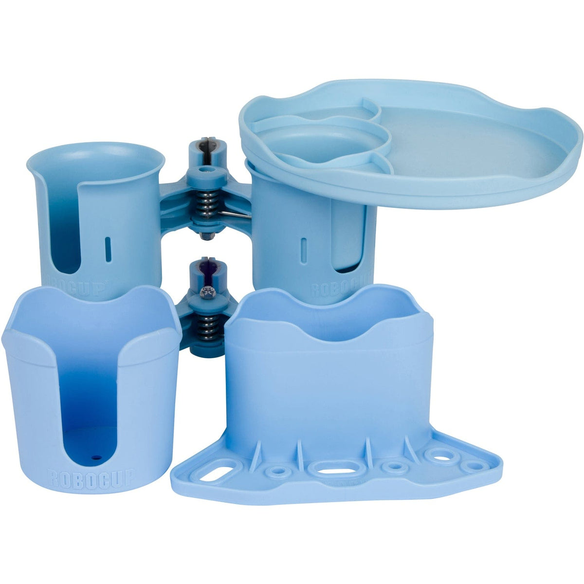 Light Blue clamp drink holder for boat