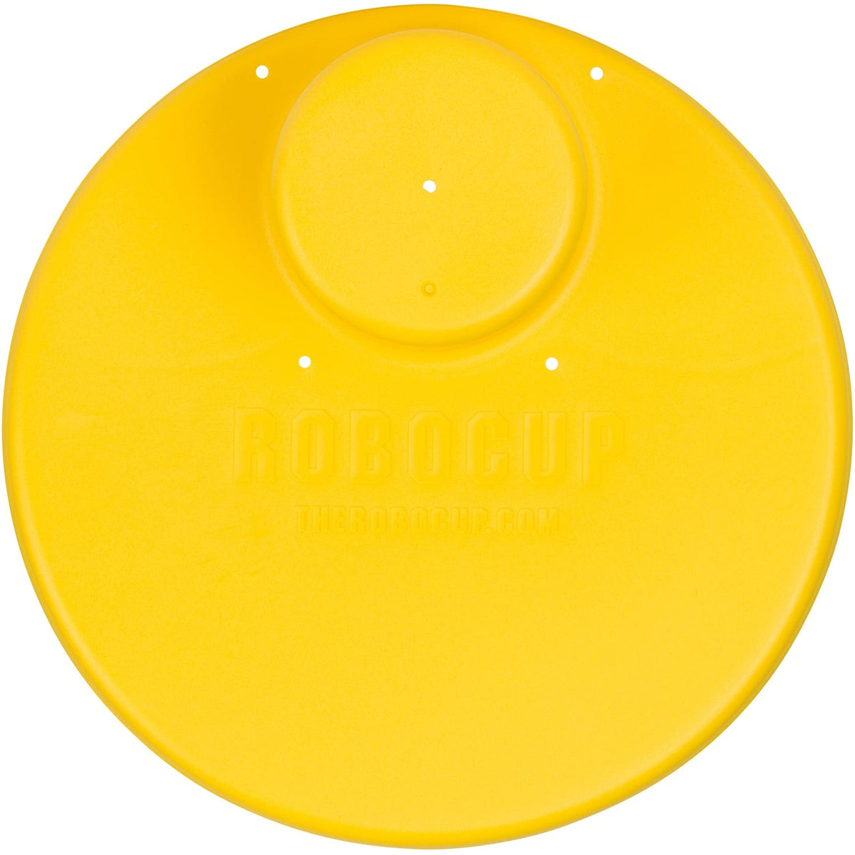 Yellow RoboCup Plate with smooth matte finish
