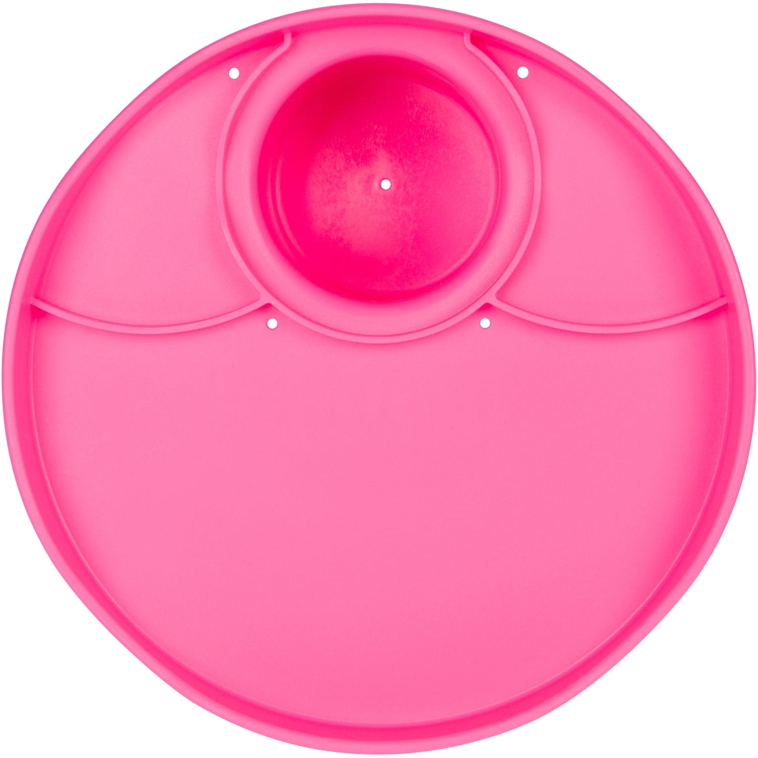 Hot Pink RoboCup Plate for small glass bottles