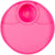 Hot Pink RoboCup Plate for small glass bottles