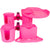 Hot Pink RoboCup Plate Three Sections