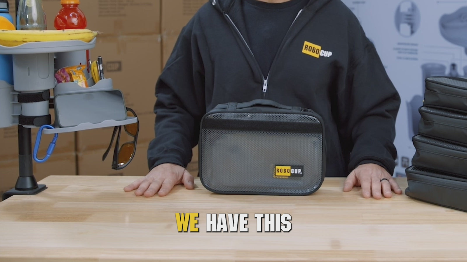 Water-Resistant Zippered Storage Pouches, (Sold Individually and a Set of 4)