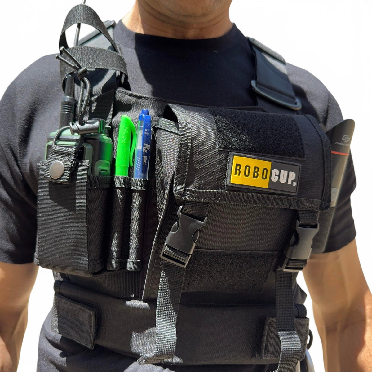 Vest Organizer with Silent Storage Pocket