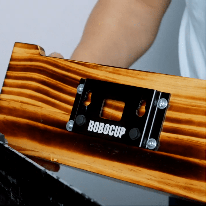 Front Box Mount: Black Anodize Aluminum