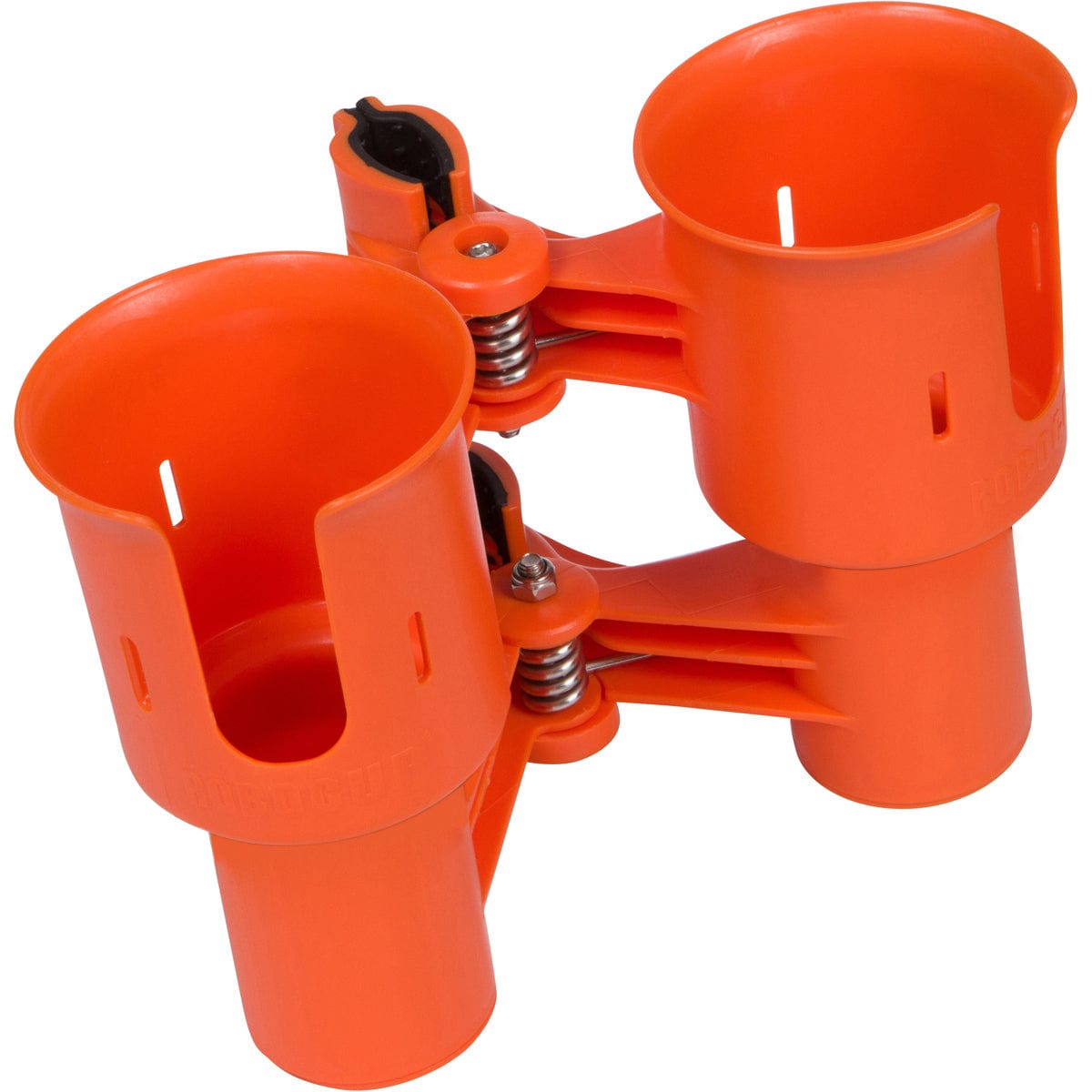 Orange robo cup holders for boat