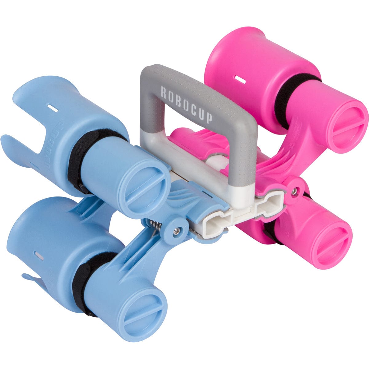 boat cup holder rail mount pink and light blue