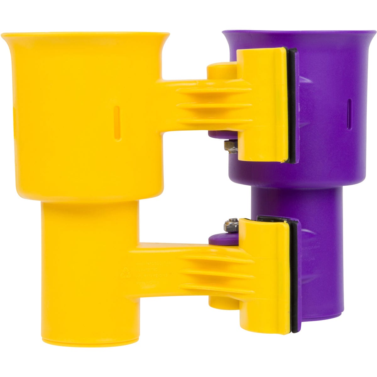 Yellow & Purple RoboCup for holding phone & keys