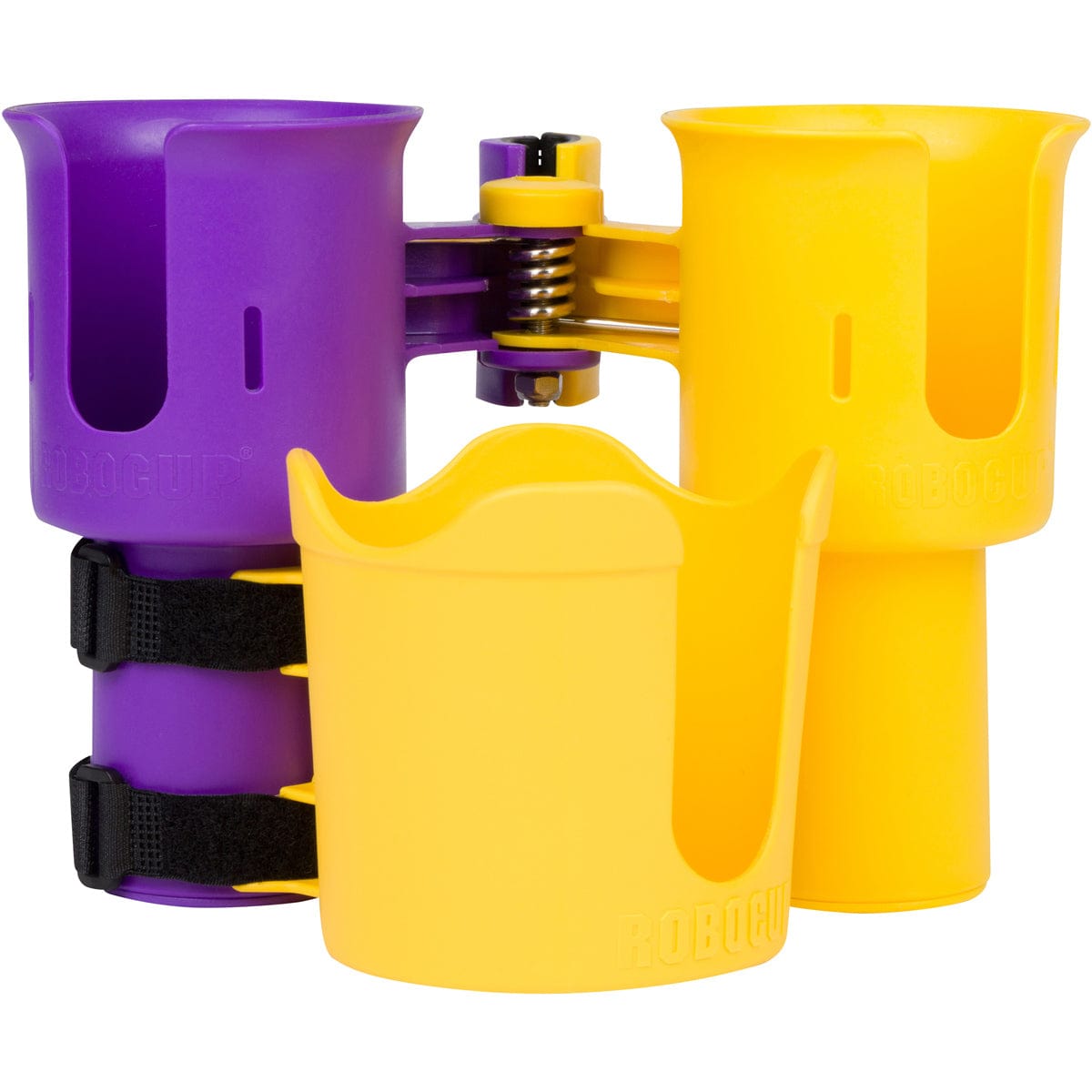 Yellow & Purple RoboCup with stainless steel springs