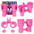Hot Pink bicycle fishing pole holder
