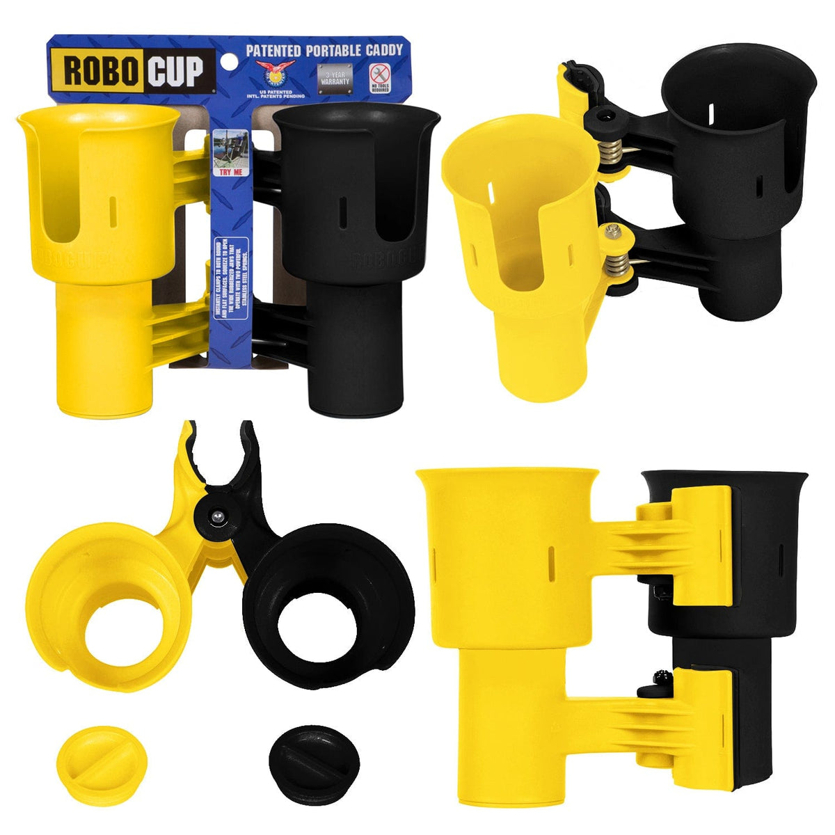 Yellow &amp; Black robo cups for boat